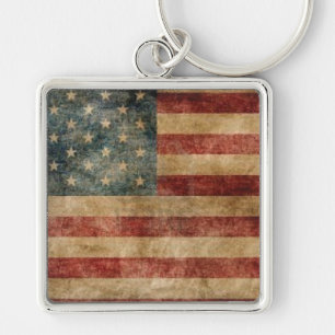 Chaveiro Vintage American Flag
