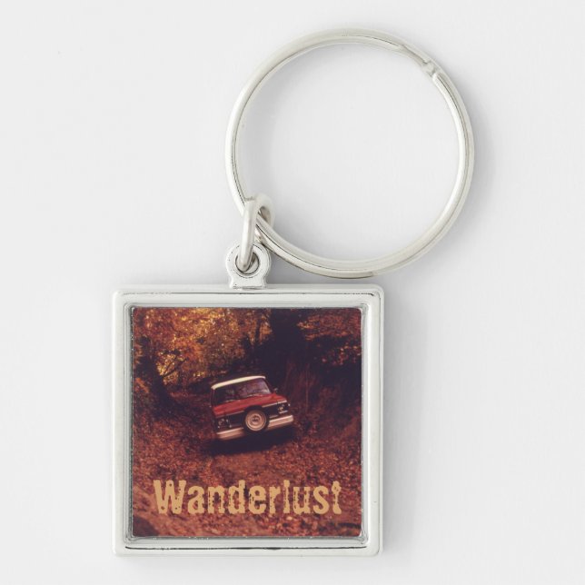 Chaveiro Vintage Americana Wanderlust (Frente)