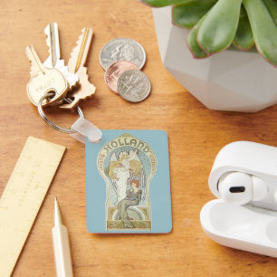 Chaveiro Vintage Art Nouveau, Holland Levens Verzekering