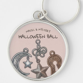 Chaveiro Vintage Assustador Rosa Dark Academia Halloween