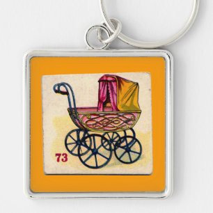 Chaveiro Vintage Baby Buggy Game Card