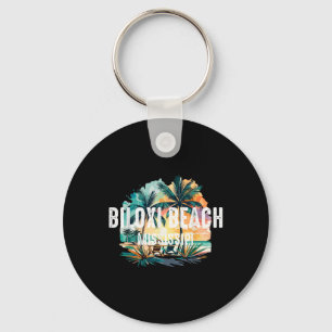 Chaveiro Vintage Biloxi Beach Mississippi Souvenir Retro Su