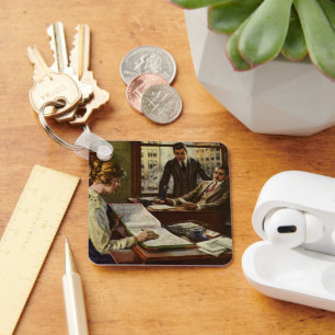 Chaveiro Vintage Business Meeting, Office com Executivos