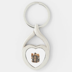 Chaveiro Vintage Cat Elegance