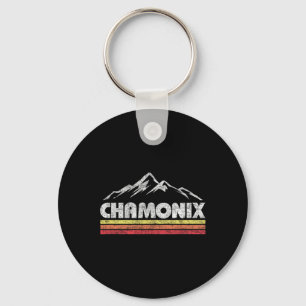 Chaveiro Vintage Chamonix Retro Montanha Masculino Feminino