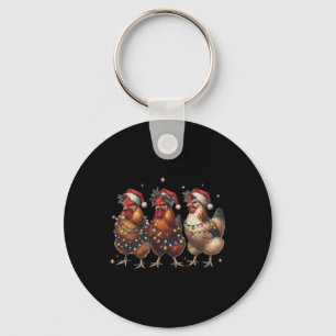 Chaveiro Vintage Chicken Fazenda