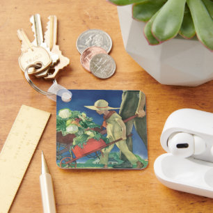 Chaveiro Vintage Child, Organic Gardening; Victory Garden