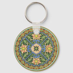 Chaveiro Vintage Chinês: Cloisonne