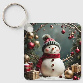 Chaveiro Vintage Christmas - Aluminum Keychain