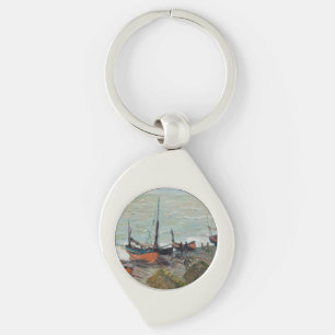 Chaveiro Vintage Claude Monet Barcos De Pesca