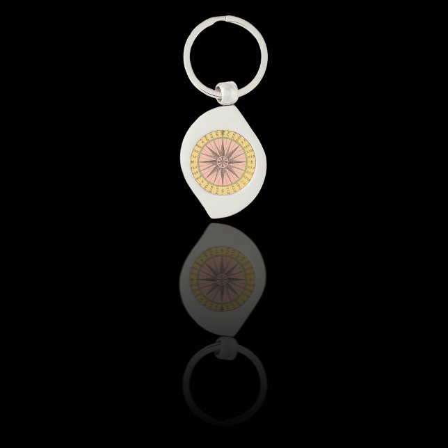 Chaveiro Vintage Compass Náutico (Criador carregado)