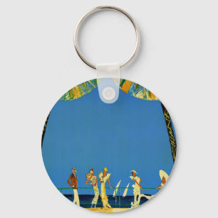 Chaveiro Vintage Cote D'Azur French Viagem Key Chain