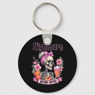 Chaveiro Vintage Cottagecore Halloween Fantasmas Na Florest