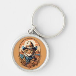 Chaveiro Vintage Cowboy Design