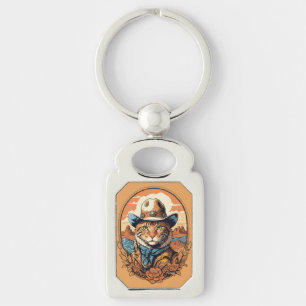 Chaveiro Vintage Cowboy Design