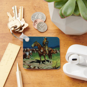 Chaveiro Vintage Cowboy, Pecuária na Fazenda