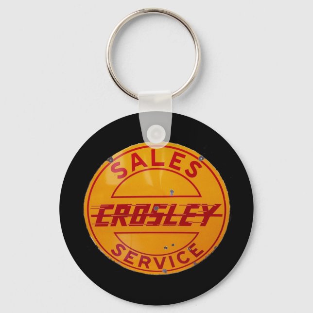 Chaveiro vintage crosley sale and service sign (Frente)