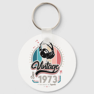 Chaveiro Vintage desde fones de ouvido de 1973