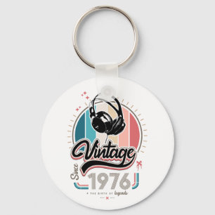 Chaveiro Vintage desde fones de ouvido de 1976