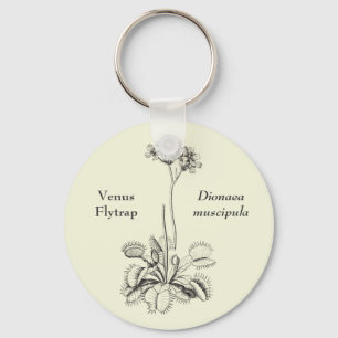 Chaveiro Vintage do Flytrap de Venus floral