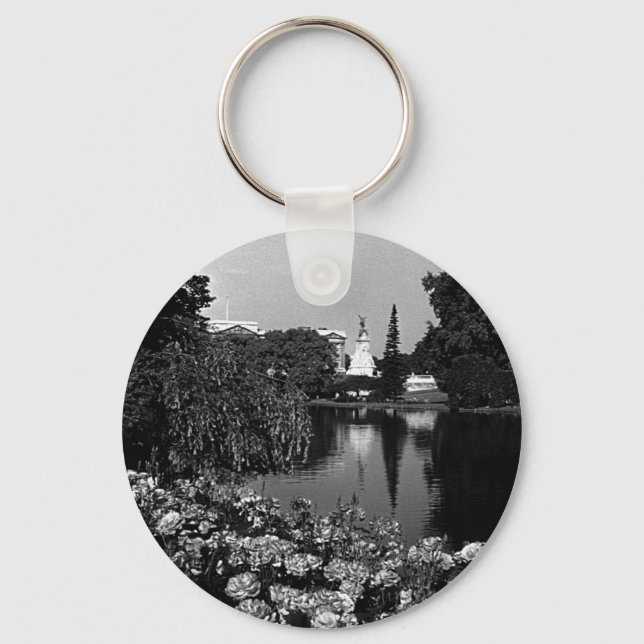 Chaveiro Vintage England London Buckingham Rua James Park (Frente)