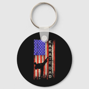 Chaveiro Vintage Estados Unidos Bandeira Americana Karate P