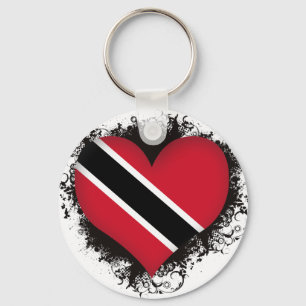 Chaveiro Vintage eu amo Trinidad and Tobago