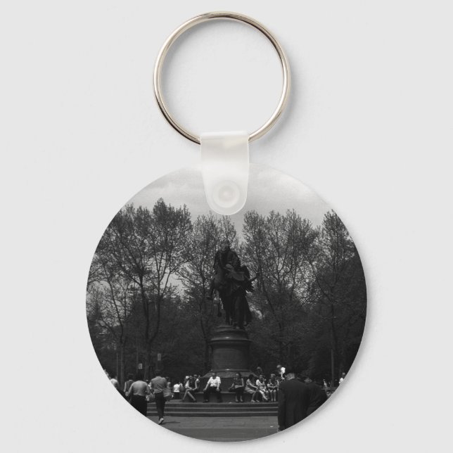 Chaveiro Vintage EUA Parque Washington (Frente)