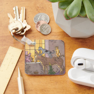 Chaveiro Vintage Fairy Tale, Bremen Town Musicians, Hauman