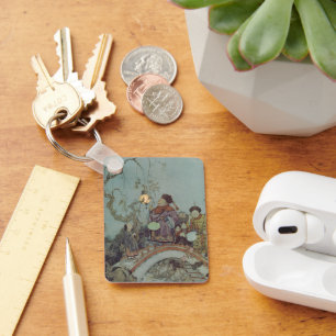 Chaveiro Vintage Fairy Tale, Nightingale, por Edmund Dulac