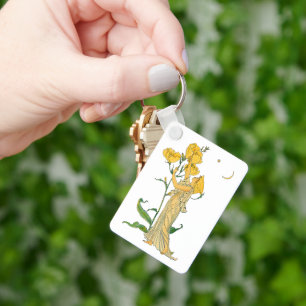 Chaveiro Vintage Fairy Tale, Noite Primrose, Walter Crane