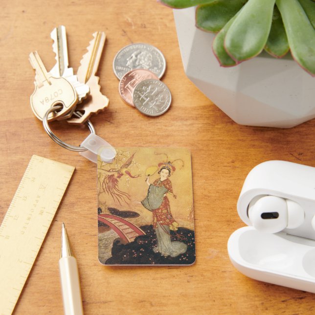 Chaveiro Vintage Fairy Tale Princess Badoura, Edmund Dulac (Mesa)