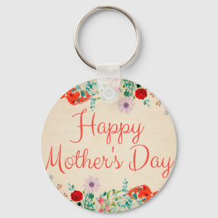 Chaveiro Vintage Floral Flowers Blossomo Dia de as mães Fe