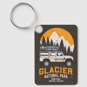 Chaveiro Vintage Glacier National Park Road Trip Montana 