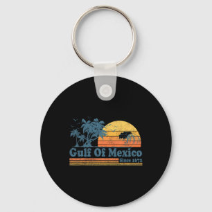 Chaveiro Vintage Golfo Do México Desde 1672, Retro Beach Su
