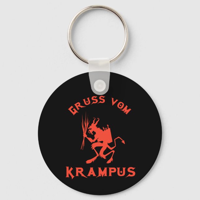 Chaveiro Vintage Gruss vom Krampus (Frente)