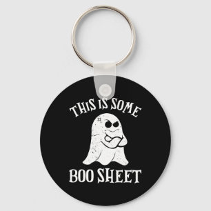 Chaveiro Vintage Halloween Boo Esta É Uma Folha De Boo