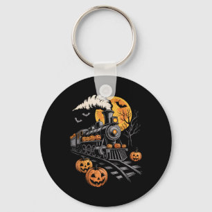 Chaveiro Vintage Halloween Train Jack O Lanterna Pumpkin Me