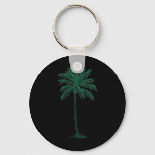 Chaveiro Vintage Hawaiai Palm Tree Beach Tropical Island P