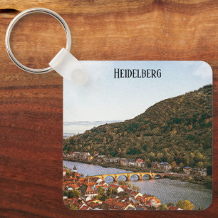 Chaveiro Vintage Heidelberg Alemanha City View