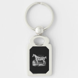 Chaveiro Vintage - Horse Equestre de raça pura personaliza