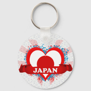 Chaveiro Vintage I Love Japan