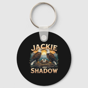 Chaveiro Vintage Jackie E Design Da Família De Águia-Válida