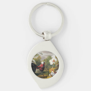 Chaveiro Vintage Jakob Bogdani A Luta Dos Cockrels