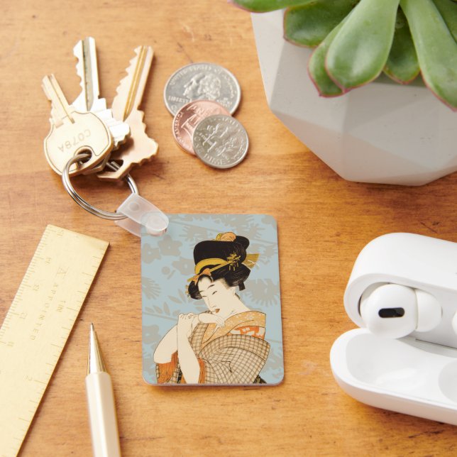 Chaveiro Vintage Japonês Geisha Girl Entertainer em Kimono (Mesa)