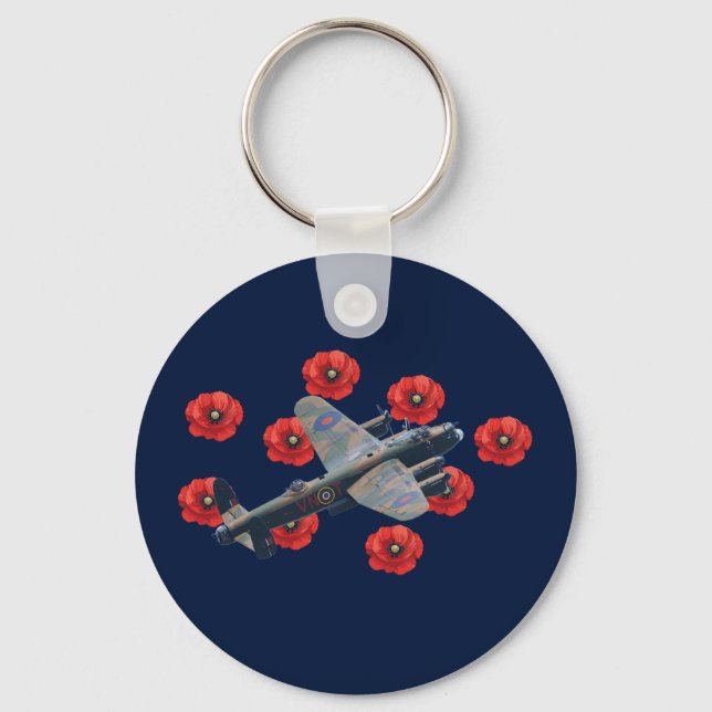 Chaveiro Vintage Lancaster Entre Papa Vermelho (Frente)