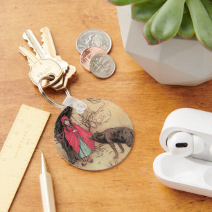 Chaveiro Vintage Little Red Riding Hood by Warwick Goble