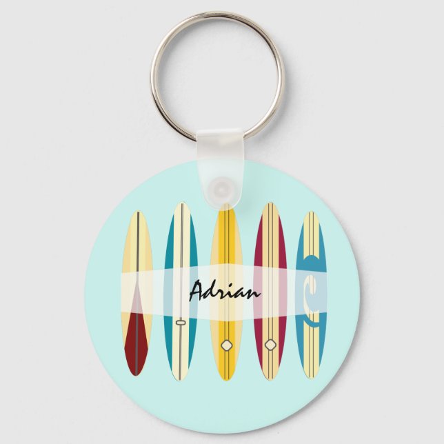 Chaveiro Vintage Longboards (Frente)