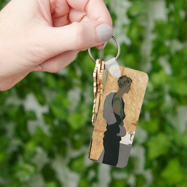 Chaveiro Vintage Love and Romance, Casal Elegante Janto (Mão)