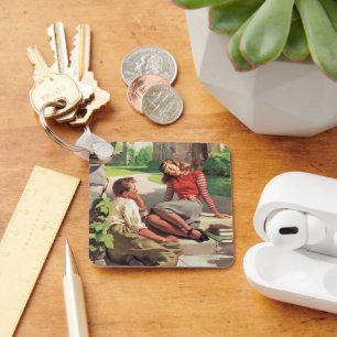 Chaveiro Vintage Love and Romance, Segundo grau Swethearts